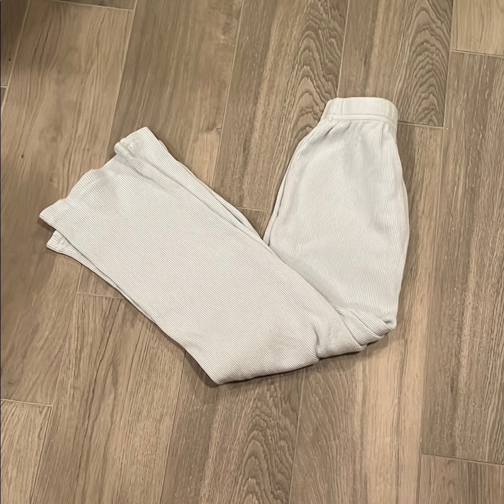 Katie J NYC Girls Light Blue Waffle Pants Size: S